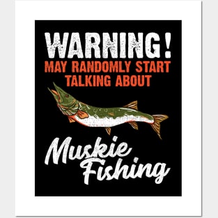 Muskie Fishing Posters and Art